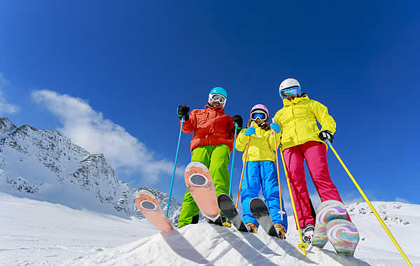 Nordic skiing in San Cassiano